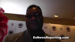 Larry Holmes only likes floyd mayweather  EsNews Boxing [upl. by Faubion]