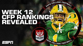 Week 12 College Football Playoff Rankings REVEALED 👀  ESPN College Football [upl. by Suckow]