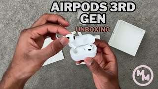 Apple AirPods 3rd Generation unboxing [upl. by Nosinned]