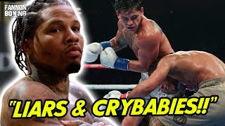 CRAZY GERVONTA DAVIS HUGE LIE RYAN GARCIA AND DEVIN HANEY RETIREMENT STUNTS [upl. by Charlotta]