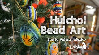 Huichol Bead Art  Puerto Vallarta Mexico [upl. by Rudd]