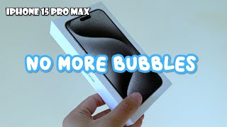 Unboxing iPhone 15 Pro Max with JETech Tempered Glass Film amp Non Yellowing Shockproof Case [upl. by Giff73]