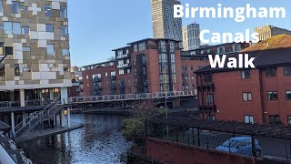 Birmingham canals walk Mailbox to Utilita Arena Birmingham [upl. by Sunny339]