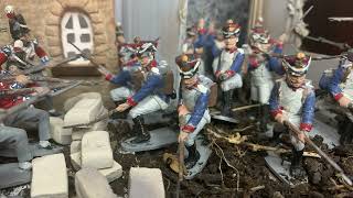 Waterloo Hougoumont Juin 1815 Diorama Airfix 132 Guerres napoléoniennes [upl. by Eenafit]