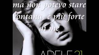 Someone Like You Adele Traduzione in italiano [upl. by Trub]