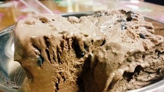 Dark Chocolate Chip Ice cream  Homemade Recipe [upl. by Noelle335]