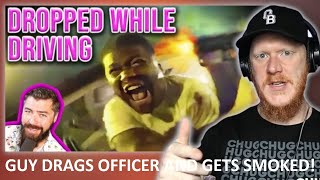 Guy DRAGS officer and Gets Smoked REACTION  OB DAVE REACTS [upl. by Notlaw]