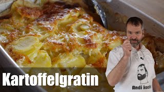 Kartoffelgratin  die perfekte Beilage [upl. by Eillom]