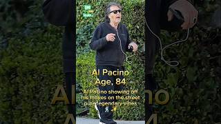 Al Pacino showing off his moves on the street – pure legendary vibes🕺✨ alpacino hollywood [upl. by Eimmij]