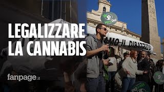 Legalizzazione cannabis uno spinello gigante a Montecitorio durante il flashmob dei Radicali [upl. by Buddie]