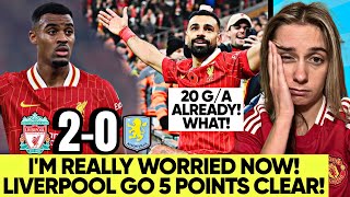 Someone Stop Liverpool PLZ Salah Isnt Normal Liverpool 20 Aston Villa Reaction [upl. by Waltner]