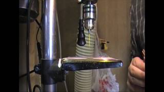 How to Sew Leather With a Drill Press Shop Tip [upl. by Monto]