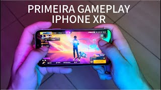 PRIMEIRA PARTIDA DE FF NO IPHONE XR [upl. by Namurt]