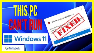 🔧 How To Fix quotThis PC Cant Run Windows 11quot Error  How to Enable TPM in Bios [upl. by Eyla]