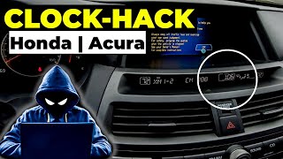 CLOCK Software BUG Honda amp Acura  2022  HACK [upl. by Salazar]