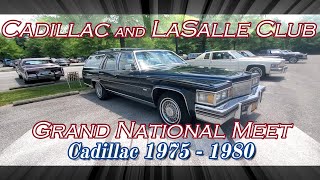 Cadillac and LaSalle Club Grand National Meet 1975 1980 Cadillac cadillac classiccadillac [upl. by Leibrag]