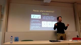 Relativistic Electrodynamics Week 1 Lecture 7th of Feb 2018 [upl. by Chaille]