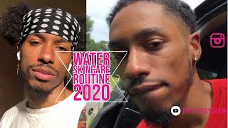 How to  My WATER ONLY Skincare routine 2020 [upl. by Benton]