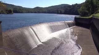 Rursee Staustufe Staudamm Obersee Nationalpark Eifel Sommer [upl. by Forras]