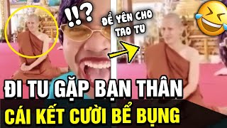 Lên núi quotTU HỌCquot gặp đúng quotNHỎ BẠN THÂNquot và cái kết khiến ai nấy cười không nhặt được mồm  TÁM TV [upl. by Ayekam]