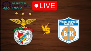 🔴 Live Benfica vs Rilski Sportist  Basketball Champions League 20242025  Live Play by Play [upl. by Bilek]