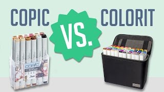 COPIC VS COLORIT  Cheaper Alternative to Copics [upl. by Hafinah925]