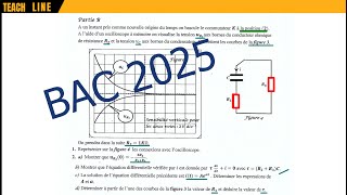 Dipôle RC correction exercice N°2 BAC SCIENTIFIQUE [upl. by Attenol]