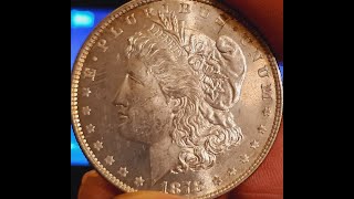 1878 p 7 amp 8 Tail Feather Morgan Dollars [upl. by Sorac]