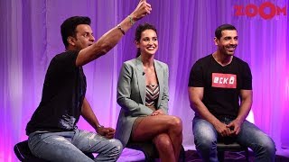 Satyameva Jayate Stars Play Satya Mein Jhoot Hai Game  John Abraham Manoj Bajpayee Aisha [upl. by Olbap866]