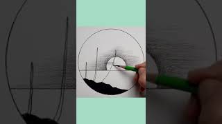 scenery drawingart pencil sketch drawing video short video [upl. by Isidore927]