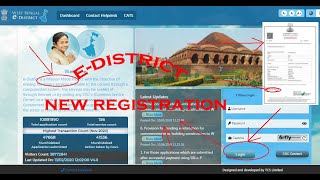 how to register west bengal e district  e district registration  edistrictwbgovin  new [upl. by Yelyah]