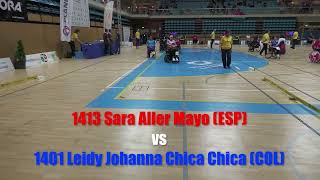 Póvoa de Varzim World Boccia Cup 10072024 Sara Aller Mayo 🇪🇸 vs Leidy Johanna Chica Chica 🇨🇴 [upl. by Ancier]