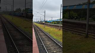 Diesel action Kanhangad railway station kerala expresstrain indianrailways [upl. by Ros267]