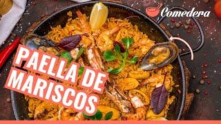 Cómo hacer paella de marisco fácil PASO A PASO  Comedera [upl. by Colwin]