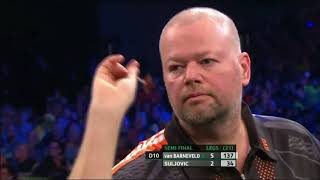 Raymond van Barneveld  137 Checkout  2018 Masters Darts  Semi Final [upl. by Laicram]