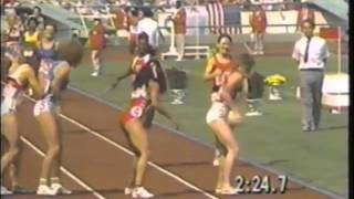 1988 Olympics  Womens 4x400 Meter Relay [upl. by Anilrahc]