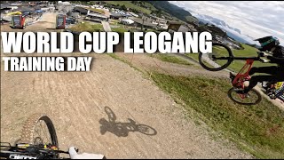 World cup Leogang  Trainings ça roule à bloc [upl. by Ilek]