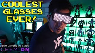 CHEMION  Unboxing amp Review  LED SMART GLASSES 2019 [upl. by Davies]