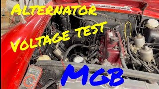 Lucas alternator voltage test on an MGB [upl. by Blinny256]