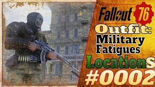 Fallout 76 Outfit Locations 2  Location of Military Fatigues is Eastern Regional Penitentiary [upl. by Suciram225]