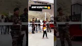 Respect thats boy little kid stuntIndian Armyrespect amryproudshorts [upl. by Frasch514]