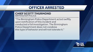 Birmingham police officer arrested charged with domestic violencestrangulation [upl. by Philcox72]