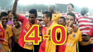 East Bengal 4 vs 0 Mohun Bagan All Goals  CFL 2015 Kolkata Derby  Du Dong Hyun Goals [upl. by Torie]