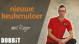 Een nieuwe keukenvloer plaatsen met Roger [upl. by Zondra]