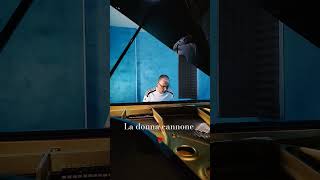 La donna cannone  Francesco De Gregori Piano Cover by Marco Velocci [upl. by Anihpesoj]