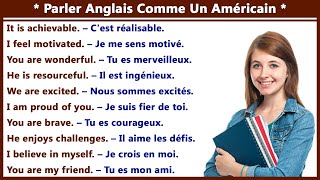 Les Phrases Pour Parler Anglais Comme Un Américain [upl. by Ecirtahs]