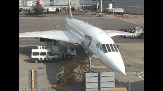 Concorde Flight London to NY  Passenger POV  Lounge Boarding Flight Landing  20 YEARS AGO [upl. by Aicemak]