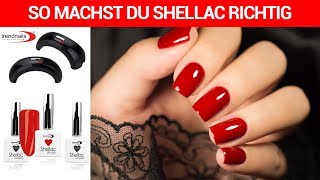 So machst du Shellac richtig 💅🏼 trendnails international [upl. by Aitra489]