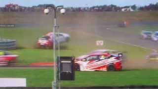 MASSIVE JASON PLATO CRASH SNETTERTON [upl. by Nylarat]