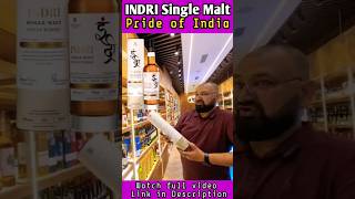 INDRI Single Malt Whisky nilgirikashyap indri whisky [upl. by Zapot337]